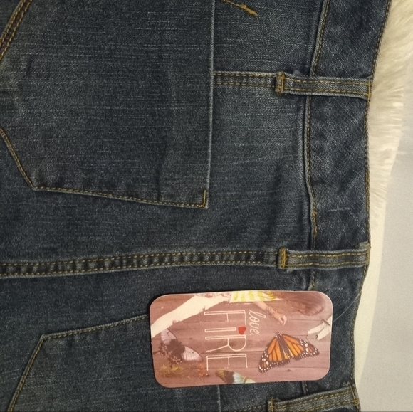 Love Fire Denim skirt - Picture 5 of 6